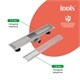 IDDIS Level Лоток душевой, горизонтальный выпуск, комбинированный затвор, перфорированная решетка, 700мм, хром, (975A7SB10DZ) 975A7SB10DZ - фото 294998