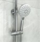 IDDIS Ray Душевой гарнитур с верхней лейкой белый (SW3Fi76) RAYSW3Fi76 - фото 295052