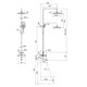 IDDIS Ray Душевая система с изливом черный матовый (BL3Fi06) RAYBL3Fi06 - фото 295120