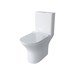 GROSSMAN Унитаз напольный Classic GR-4465S (650х340х790) безободковый,белый с тонкой крышкой,микролифт,2 места GR-4465S - фото 297315