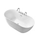 GROSSMAN Ванна пристенная Classic GR-12502-1 (170х75х58) со смесителем на борту GR-12502-1 - фото 297636