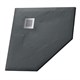 GROSSMAN Strong Душевой поддон GR-S29090D (90х90х2,5) из искусственного камня,трапеция,графит GR-S29090D - фото 297674