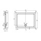 AZARIO Душевой поддон  800х800х150 R/L, для TORONTO 1432B (P18  R/L) P18  R/L - фото 298323
