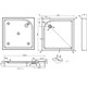 AZARIO Душевой поддон  1000х1000х150 R/L, для GREENWOOD 1000, NAG 1221 1000 P110 R/L (P11010) - фото 298454