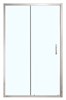 AZARIO Душевая дверь  MILTON 1400х2000 L/R, прозрачное стекло 6 мм, цвет профиля серебро (AZ-ND6121 1400), двери раздвижные AZ-ND6121 1400 - фото 298549