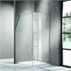 AZARIO Душевая перегородка  RICHMOND 6310 Walk-in 1500x2000 прозрачное стекло 6 мм, цвет профиля серебро (AZ-NAG 6310 1500) AZ-NAG 6310 1500 - фото 298654