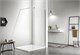 AZARIO Душевая перегородка  CHICAGO Walk-in 800x1950 прозрачное стекло 8 мм, покрытие EASY CLEAN, цвет профиля серебро (AZ-NAR6310 800) AZ-NAR6310 800 - фото 298664