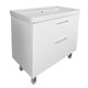 AZARIO Комплект Тумба Ника 80 Н 800х475х850 напольная, с раковиной Monte 80 (CS00082789), цвет белый CS00082789 - фото 299852