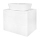 AZARIO Тумба LOTOS 60/2 600х460х500 подвесная, без раковины, белый глянцевый (CS00084142), цвет белый CS00084142 - фото 299859