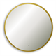 AZARIO Зеркало Monaco-GOLD d770 бесконтактный сенсор, золотая рамка (LED-00002766) LED-00002766 - фото 300536
