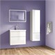 AZARIO Комплект тумба Velluto 60 600х450х660 подвесная, с раковиной Slim 60, белый матовый (CS00088601), цвет белый матовый CS00088601 - фото 300649