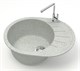 AZARIO Кухонная мойка Light 575х440х215) искусственный мрамор, цвет Светло серый (CS00079923) CS00079923 - фото 302124