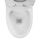 AZARIO Унитаз-моноблок  ANSA 385х695x775 безободковый, в комплекте с сиденьем дюропласт микролифт, белый (AZ-2301) AZ-2301 - фото 302299
