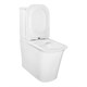 AZARIO Унитаз-компакт  VELISE 355х625x810 напольный, безободковый в комплекте с быстросъемным сиденьем микролифт (AZ-1222A) AZ-1222A - фото 303140