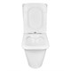 AZARIO Унитаз-компакт  AVERO 660x360х820 напольный, безободковый с бачком и сиденьем микролифт (AZ-3121) AZ-3121 - фото 303327