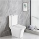 AZARIO Унитаз-компакт  AVERO 660x360х820 напольный, безободковый с бачком и сиденьем микролифт (AZ-3121) AZ-3121 - фото 303335
