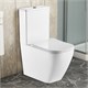 AZARIO Унитаз-компакт  LEVANTO 620x380x830 напольный, безободковый в комплекте с бачком и сиденьем микролифт (AZ-1228A) AZ-1228A - фото 304353
