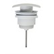 AZARIO Донный клапан для раковины, квадрат, CLIC-CLAC, G 1 1/4, латунь, белый (AZ-106-WHI) AZ-106-WHI - фото 307007