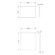 AQUATON Фасад для тумбы Лондри 40 Дуб Сантана (1A274901LH0C0) 1A274901LH0C0 - фото 309216
