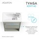 AQUATON Тумба под раковину Хоуп 40, подвесная, 1 створка, хаки (1A287101HP9D0) 1A287101HP9D0 - фото 309822