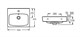 AQUATON Раковина Нео 50, белая (1WH302184) 1WH302184 - фото 310337