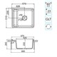 AQUATON Мойка для кухни Беллис 57 песочный (1A724932BS220) 1A724932BS220
