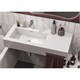 AQUATON Раковина Квадро Про 100 L, левая, белая (1A733331QA01L) 1A733331QA01L