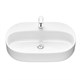 AQUATON Раковина накладная Одри 620х420х130 фарфор, белая (1WH501710) 1WH501710 - фото 310934