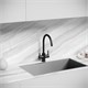 SANCOS Смеситель для кухни Taper с возможностью подключения фильтра для воды, цвет черный матовый, арт. SC4012MB SC4012MB - фото 311057