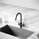 SANCOS Смеситель для кухни Taper с возможностью подключения фильтра для воды, цвет черный матовый, арт. SC4012MB SC4012MB - фото 311059