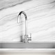SANCOS Смеситель для кухни из нержавеющей стали Stainless, с поворотным R изливом, арт SC12001SS SC12001SS - фото 311253