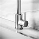 SANCOS Смеситель для кухни из нержавеющей стали Stainless, с поворотным R изливом, арт SC12001SS SC12001SS - фото 311256