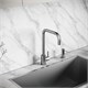 SANCOS Смеситель для кухни из нержавеющей стали Stainless, с поворотным Г изливом, арт SC12002SS SC12002SS - фото 311260