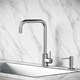 SANCOS Смеситель для кухни из нержавеющей стали Stainless, с поворотным Г изливом, арт SC12002SS SC12002SS - фото 311264