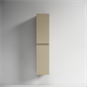 SANCOS Шкаф-пенал подвесной с рельефным фасадом Folk, две дверцы, петли с доводчиками, расположение петель R/L, 350х350х1650 мм, цвет Капучино, арт. PFL35CP PFL35CP