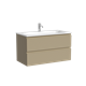 SANCOS Тумба подвесная с рельефным фасадом Folk 890х445х500, c двумя ящиками оснащенными доводчиками скрытого монтажа с системой плавного закрывания, цвет Капучино, арт.FL90CP FL90CP - фото 311466
