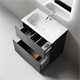 SANCOS Тумба напольная с рельефным фасадом Folk Floor 790х445х850, c двумя ящиками оснащенными доводчиками скрытого монтажа с системой плавного закрывания, цвет Grey soft, арт.FL80FGS FL80FGS - фото 311660