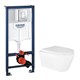 AZARIO Сет: Инсталляция Grohe Rapid SL 3 в 1 + Унитаз подвесной Azario UNO, безободковый, в комплекте сиденьем микролифт (38772001+AZ-2380) 38772001+AZ-2380 - фото 311951