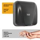 PUFF Электросушитель для рук "Puff-8885" New, антивандальный, черный, 1,8 кВт 1401.393 - фото 312645