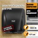 PUFF Электросушитель для рук "Puff-8885" New, антивандальный, черный, 1,8 кВт 1401.393 - фото 312647