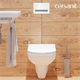 CERSANIT City Комплект CITY CO DPL EO slim Инсталляция VECTOR кнопка PILOT стекло белый (64439) 64439 - фото 313379