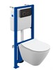 CERSANIT City Комплект CITY SMART CO DPL EO slim Инсталляция LINK PRO кнопка TWINS пластик черный матовый (68308) 68308 - фото 313382
