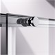 VINCEA Slim-N Душевой уголок квадратный размер 90x90 см, двери раздвижные, профиль - хром / стекло - прозрачное VSS-4SN900CL - фото 315185