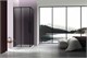 VINCEA Slim-N Душевой уголок квадратный размер 90x90 см, двери раздвижные, профиль - черный / стекло - тонированное VSS-4SN900CGB - фото 315309