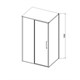 VINCEA Slim 8mm Душевой уголок прямоугольный размер 90x120 см, двери распашные, профиль - хром / стекло - прозрачное VSR-4SLP9012CL - фото 315428