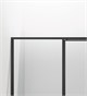 VINCEA Slim 8mm Душевой уголок прямоугольный размер 90x120 см, двери распашные, профиль - черный / стекло - прозрачное VSR-4SLP9012CLB - фото 315433