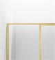 VINCEA Slim 8mm Душевой уголок прямоугольный размер 90x120 см, двери распашные, профиль - брашированное золото / стекло - прозрачное VSR-4SLP9012CLG - фото 315439
