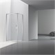 VINCEA Slim 8mm Душевой уголок квадратный размер 90x90 см, двери распашные, профиль - хром / стекло - прозрачное VSR-4SLP9090CL - фото 315448