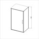 VINCEA Slim 8mm Душевой уголок квадратный размер 90x90 см, двери распашные, профиль - вороненая сталь / стекло - прозрачное VSR-4SLP9090CLGM - фото 315462