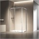 VINCEA Slim 8mm Душевой уголок прямоугольный размер 120x80 см, двери раздвижные, профиль - хром / стекло - прозрачное VSR-6SL8012CL - фото 315486